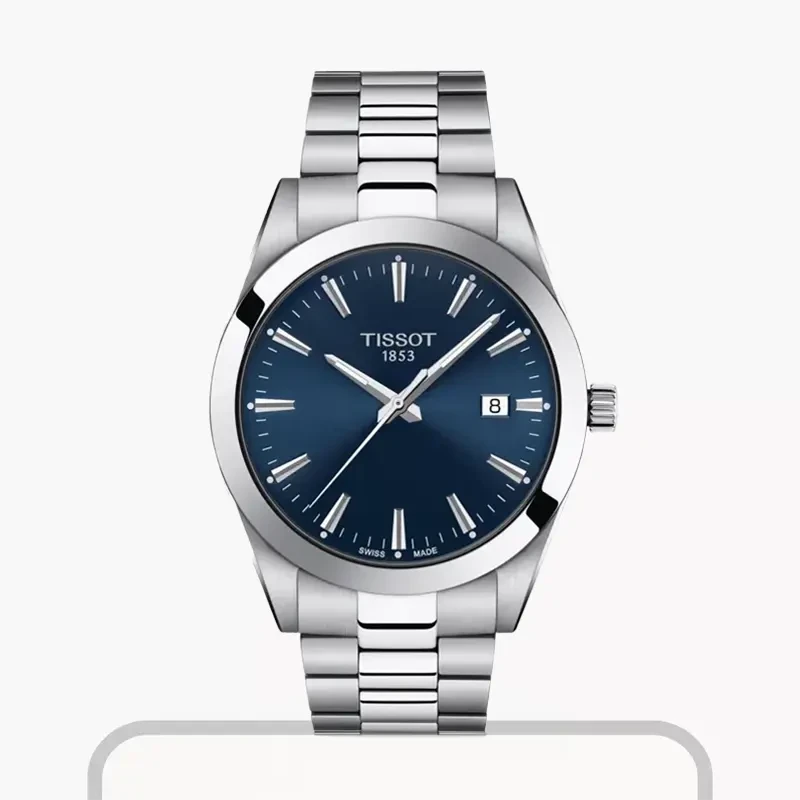 Tissot Gentleman Quartz Blue Dial Men's Watch- T127.410.11.041.00